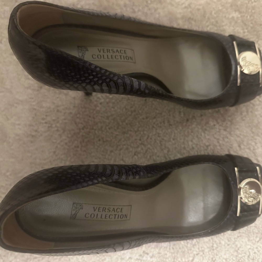 Versace Collection Black Women's Shoes